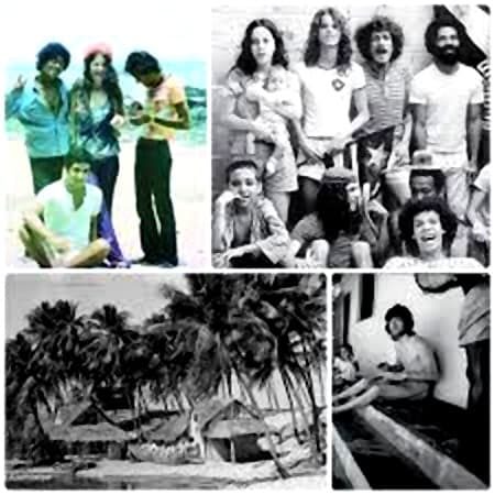 Os Novos Baianos na praia